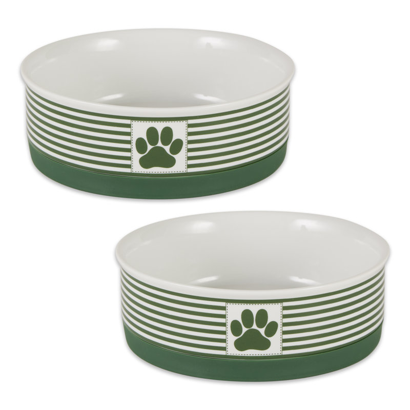 Anti-Skid Pet Bowl, Hunter Green, 1.43 fl.oz