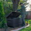 Lifetime 28.3" W 136 Gallons Water Resistant Polyethylene Plastic Lockable Modern Outdoor Deck Box
