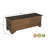 Geometric Carved Solid Wood Storage Ottoman-331449315