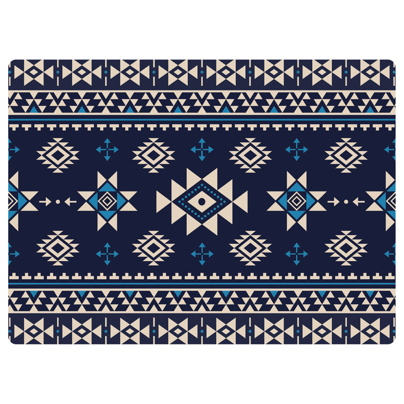 Tapis de chaise de bureau péruvien 35 po x 47 po 9 à 5