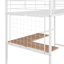 Lit mezzanine simple en métal avec bureau et grille en métal-1321406750