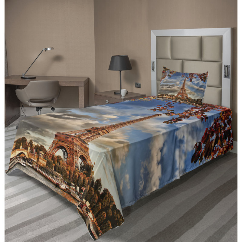 Microfiber Sheet Set, Twin Sheet Set + Fitted Sheet + 1 Pillowcase