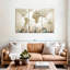 «Minimalist Travel To Places World Map», reproduction sur toile-1207453906