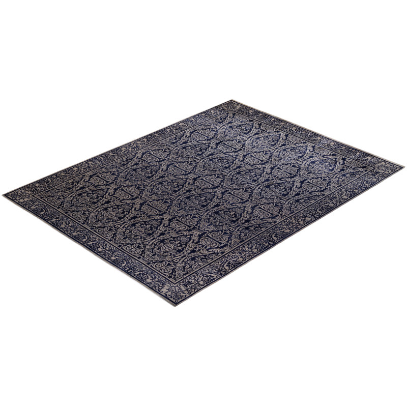 Eclectic One-of-a-Kind 9' 1" X 12' 1" Hand Knotted Area Rug