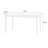 Burlywood Rectangular Solid Wood Dining table