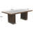 Winstonn Rectangular Solid Wood Top with Solid Wood Base Dining Table