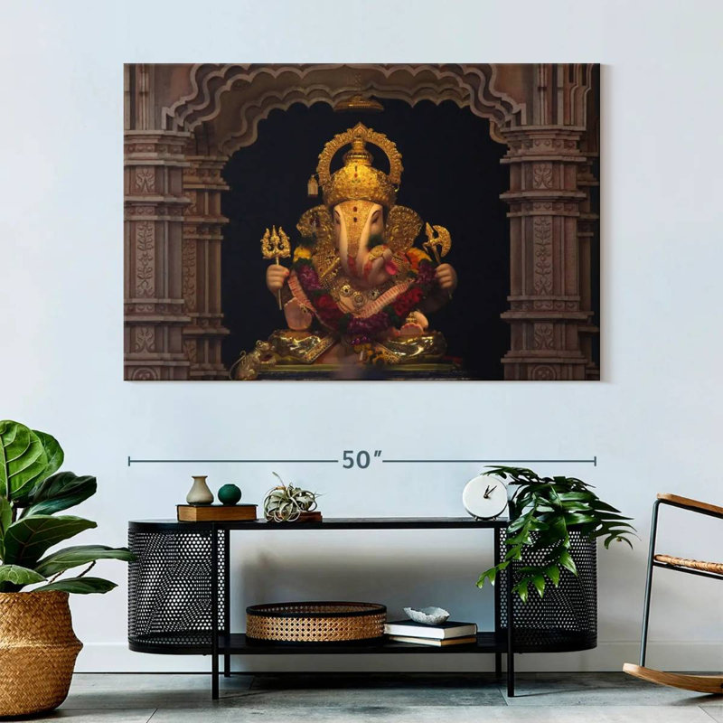 Ganesh Statue, 34" H x 51" W