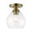 Astair 1-Light 7" Semi Flush Mount-1961616556