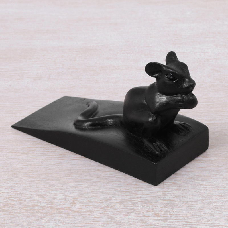 Butée de plancher de coin en bois charmant mouse Karson