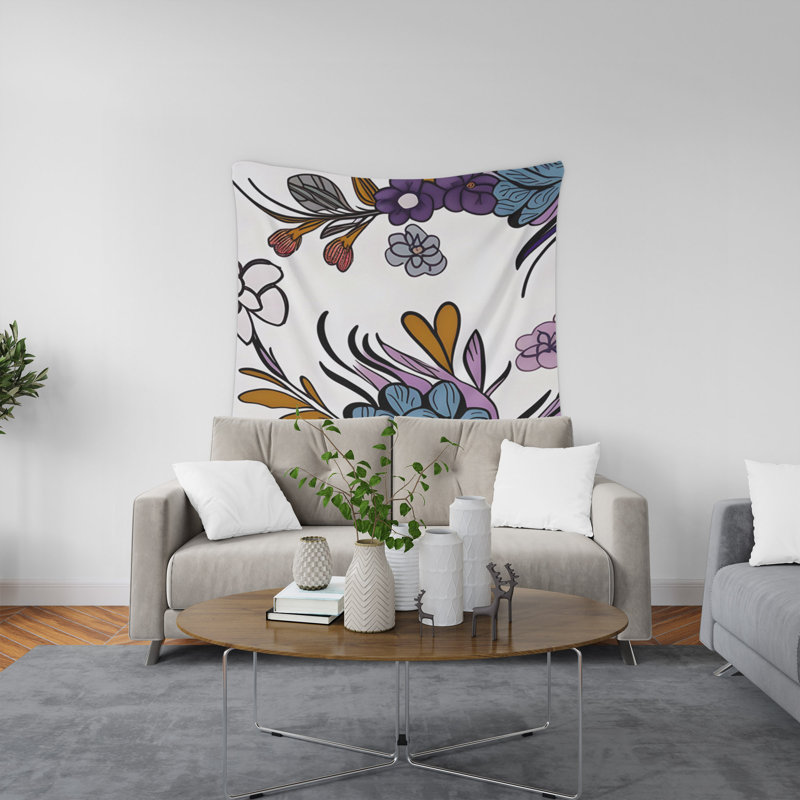 Tapisserie murale, H 88 po x l 104 po