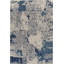 Rupec Patterned Contemporary Beige/Blue Area Rug-1693891477