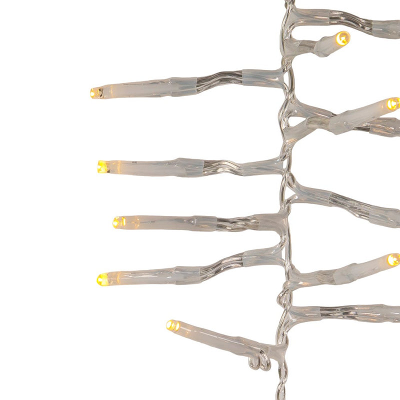 Kurt Adler 1000-Light 32.8-Foot LED Cluster Garland, Warm White