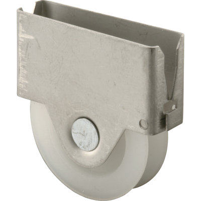 1 in. Nylon Wheel in Aluminum Housing Sliding Screen Door Roller (2 Pack)