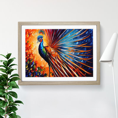 XH1022-6854X Peacock Painting Vol.2 Abstract - Picture Frame Painting