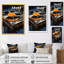 Art mural jaune et noir avec tournevis Brilliance-136733523-136733518