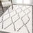 Schleicher Moroccan Diamond Shag White/Gray Rug-985841620