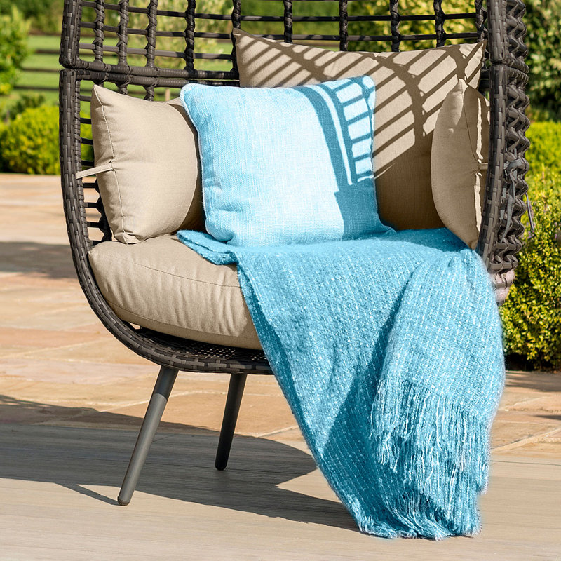 Fairborn Rattan Pod Chair, Beige
