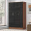 Eva High Gloss Plain 3 Door Wardrobe - H: 180cm x D: 47cm x W: 113cm-27474061