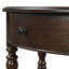 Console Farmhouse en demi-lune avec tablette de tiroir décorative rustique pour entrée, salon, couloir et vestibule-114298732
