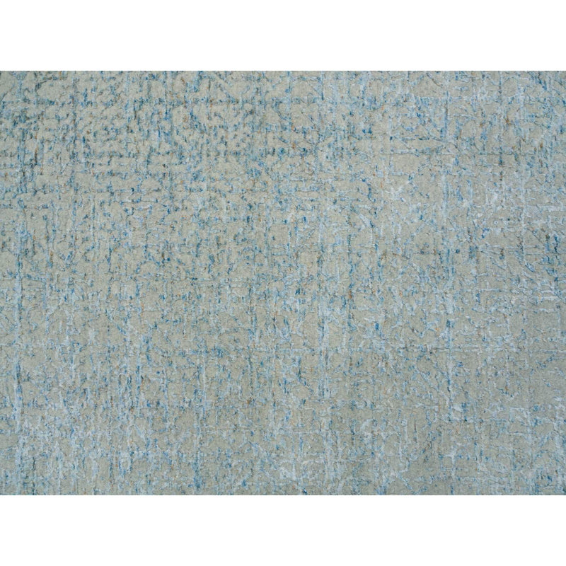 Udi One-of-a-Kind Rectangle 12'0" X 14'9" New Age Area Rug in Grey