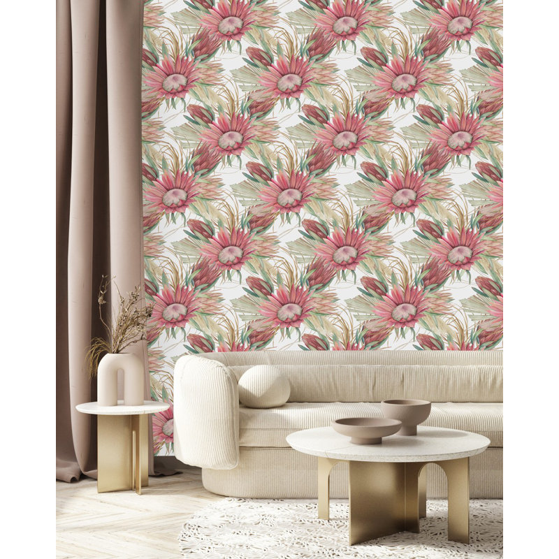 Carreau de papier peint l 25 po Lennart, L 2,09 pi x L 10,42 pi