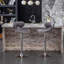 Tabouret de bar pivotant rembourré en velours Masaccio, ensemble de 2-540638469