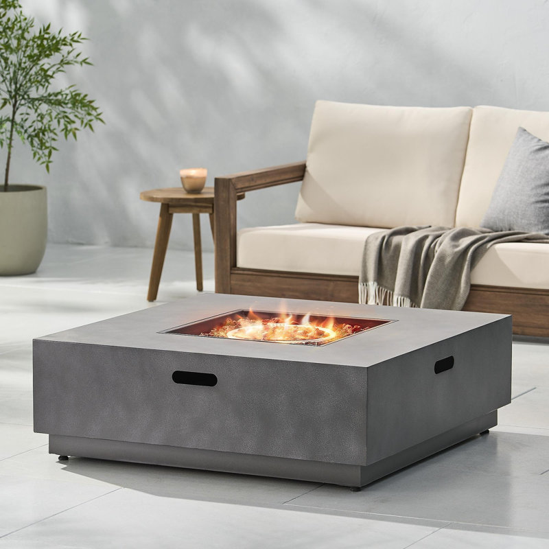 Fer carré PIT-50 000 BTU, Gris Pierre