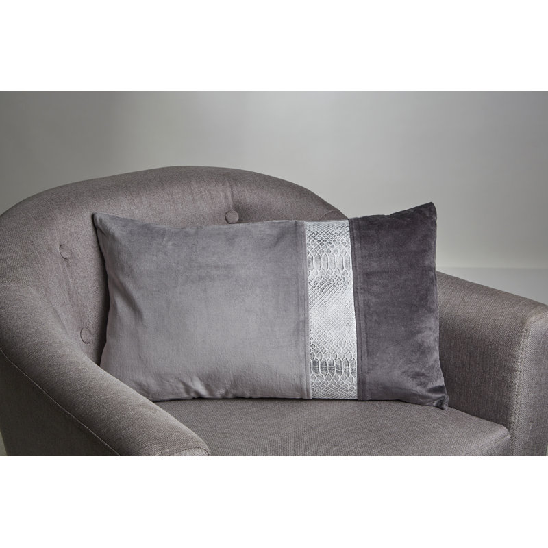 Bergman Square Cushion, Grey