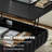 31.1" Lift-Top Black Coffee Table with Hidden Storage-118631299