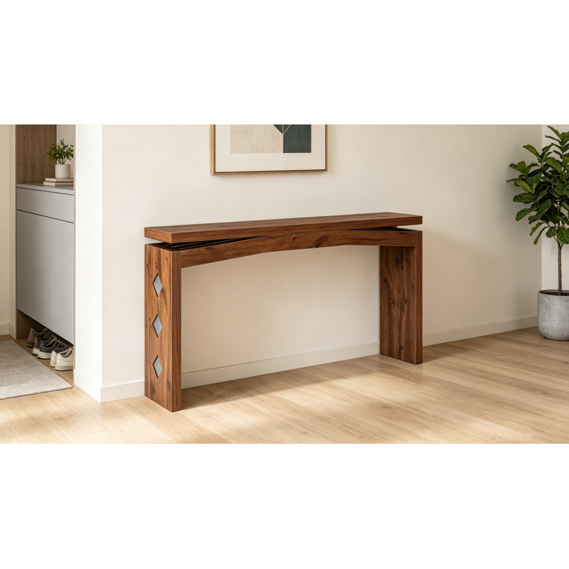 Console 67 po, Bois naturel