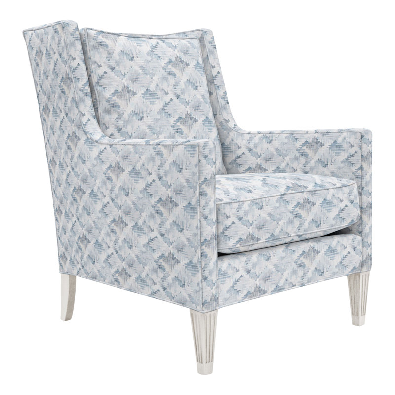 Alec Wingback Chair, No, Impala Linen, Casa Blanca