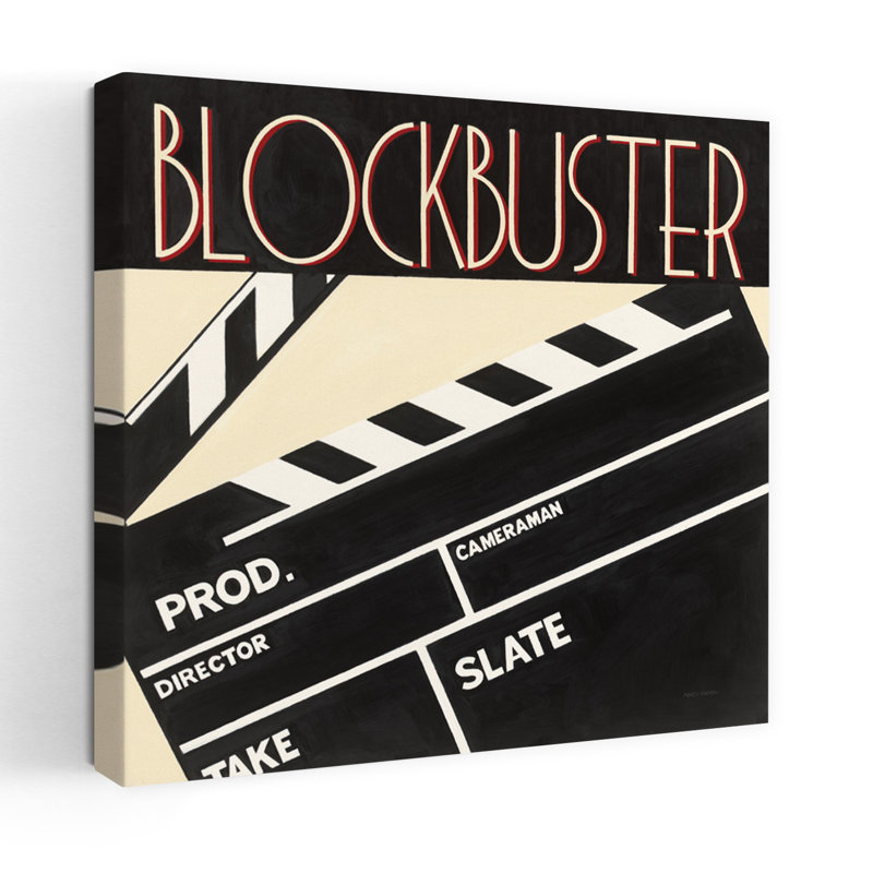 Blockbuster, art contemporain abstrait, H 36 po x l 36 po
