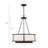 Makhel 6 Light Black Forged Chandelier