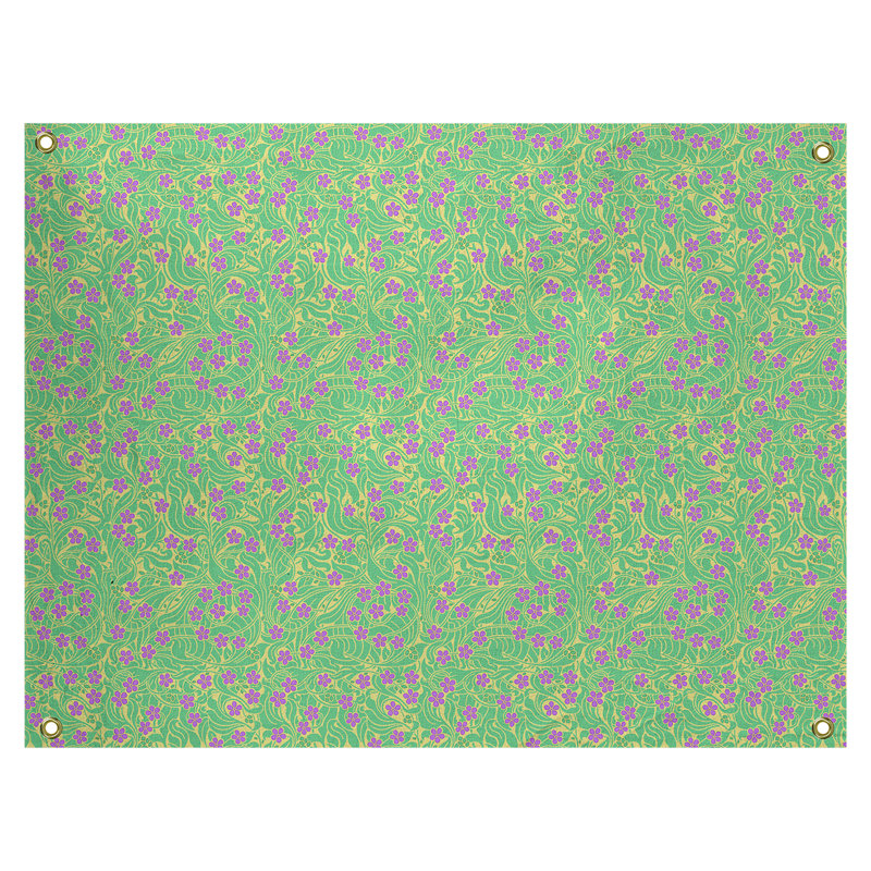 Tapisserie elizabeth florale katelyn Avicia, Intérieur / extérieur, H 60,5 po x l 81,5 po