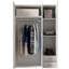 3 Door Manufactured Wood Wardrobe