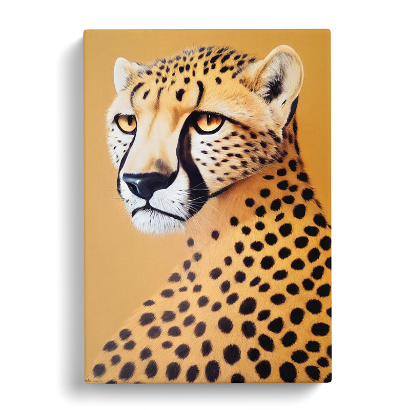Atyia Resting Cheetah - Wrapped Canvas, 50cm H x 35cm W x 3cm D