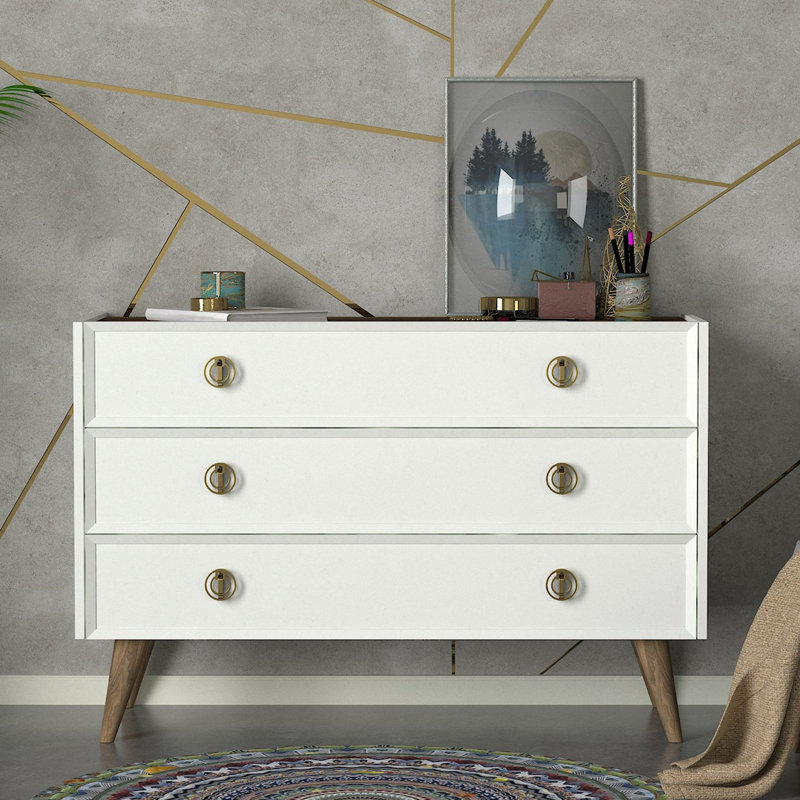 Commode 3 tiroirs l 47,2 po Cobleskill