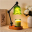 Lampe chauffe-bougie, chauffe-cire à intensité variable et hauteur réglable (ambre, fleur)-465779747