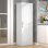Armoire de rangement moderne et étroite en métal