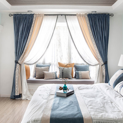 Aref Steel Adjustable Single Curtain Rod