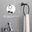 6 Piece Stainless Steel Bathroom Towel Rack Set Wall Mount-110366566