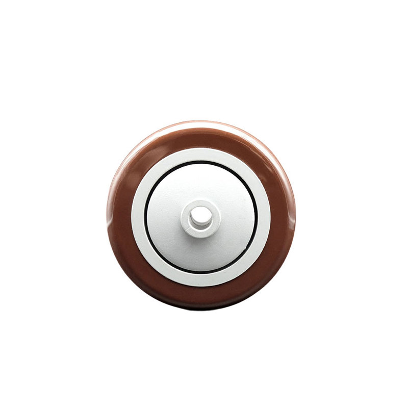 Polyurethane on Polyolefin Casters, Maroon
