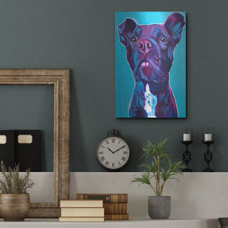 «Pit Bull - Neko» par Dawg Painter, H 16 po x l 12 po
