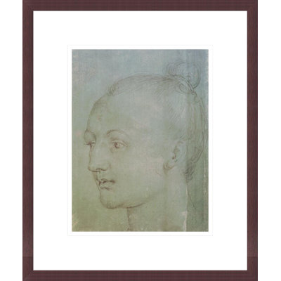Tête d'une jeune femme par Albrecht Dürer