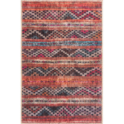 Tapis traditionnel de couleur rouge Mauri