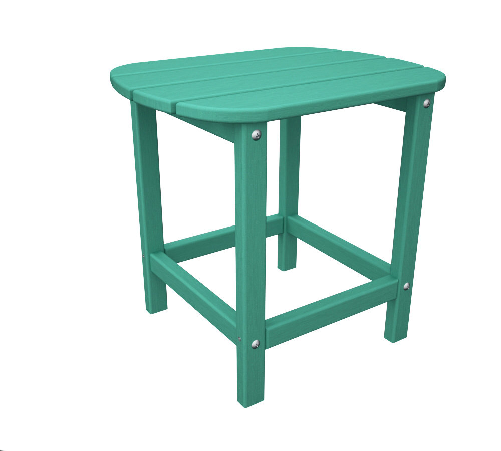 POLYWOOD® Long Island 15" Patio Side Table, Aruba