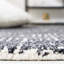 Tapis ivoire / noir en laine / coton touffeté à la main Angeli-133015417