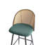 Annah Upholstered Counter Stool with Metal Frame