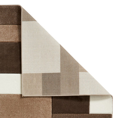 Matrix area rug Machine Woven Rectangle Beige
