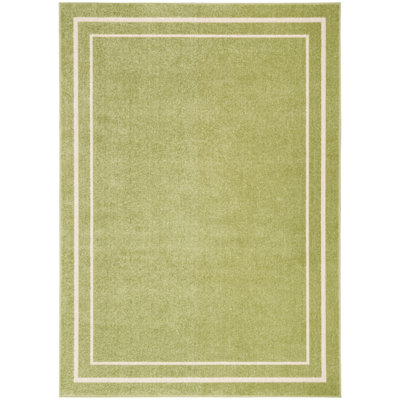 Nourison Essentials Green Ivory Indoor/Outdoor Area Rug